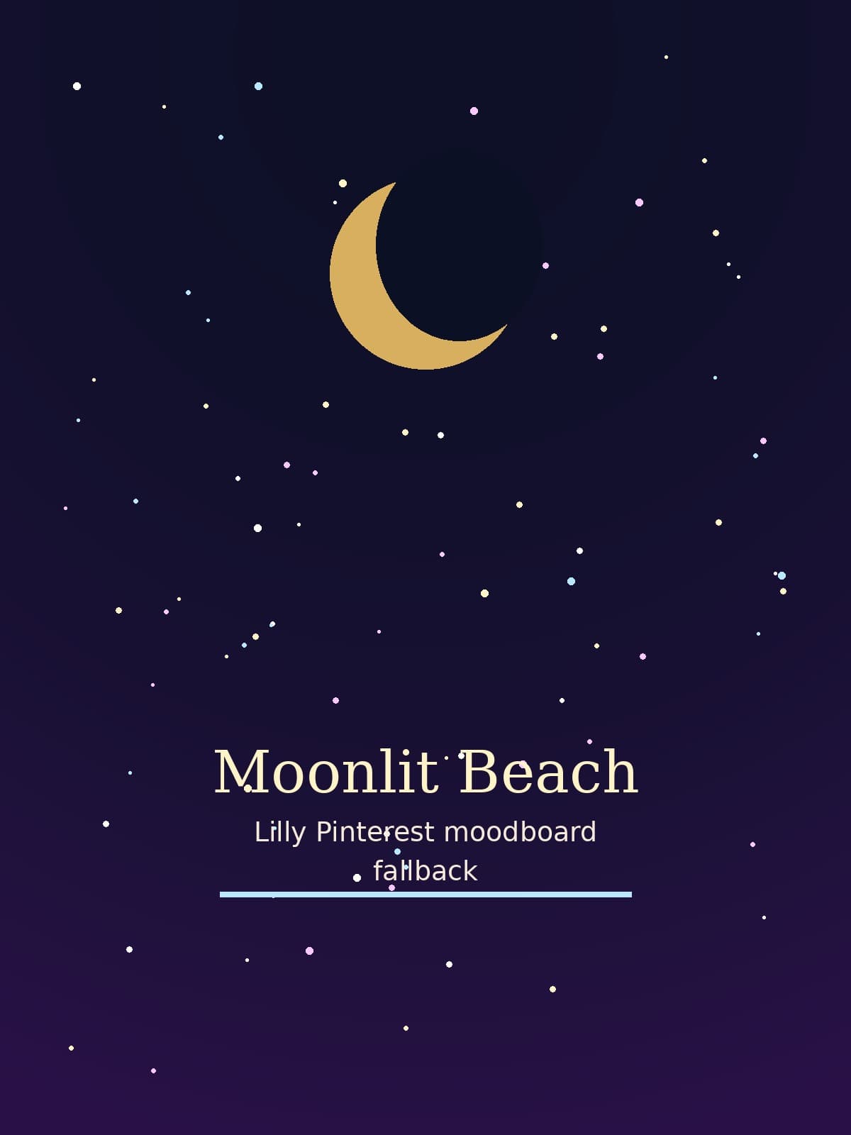 Moonlit Beach